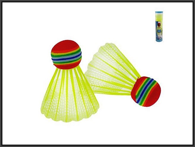Kunststoff-Federbälle für Badminton 6 Stk. HIPO